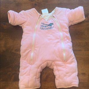 Light pink Baby Merlin’s Magic Sleepsuit
